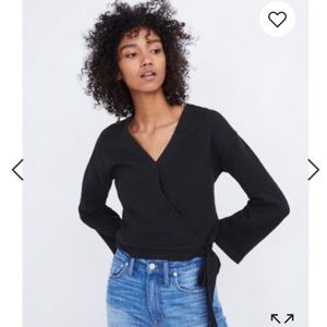 MADEWELL Texture and Thread Wrap Top